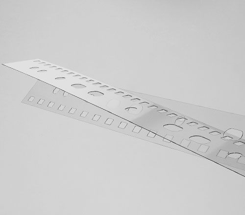 Abheftstreifen transparent