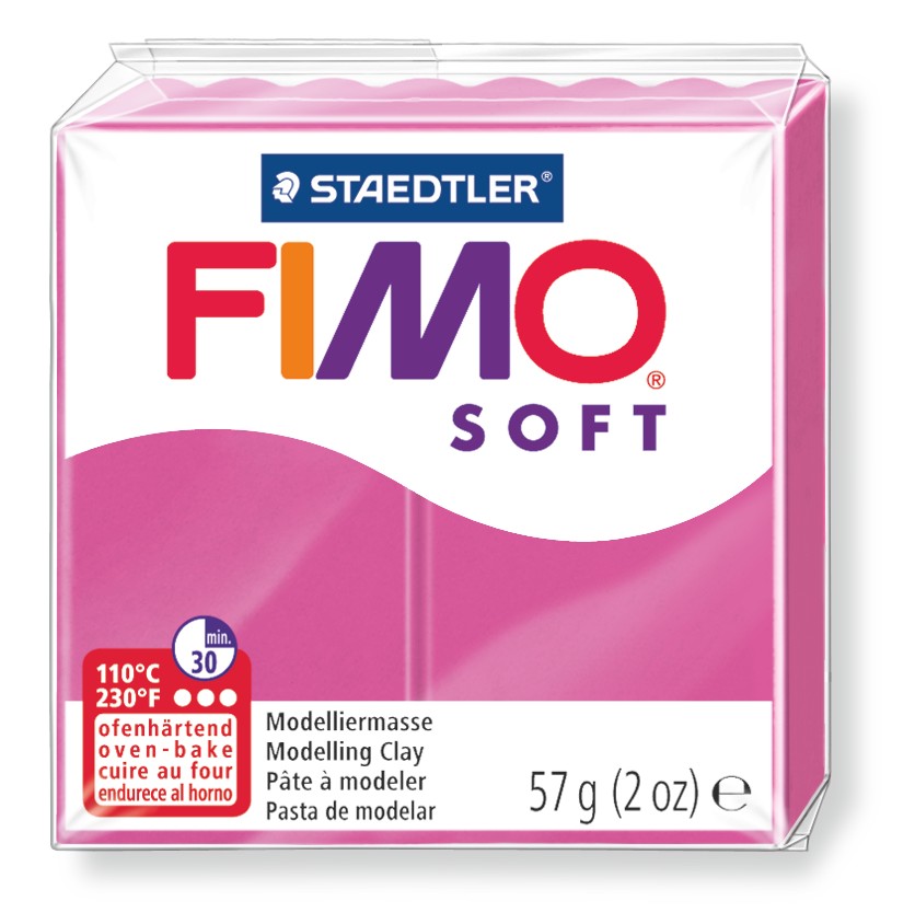 Fimo Soft Modelliermasse 57g 22 Himbeere