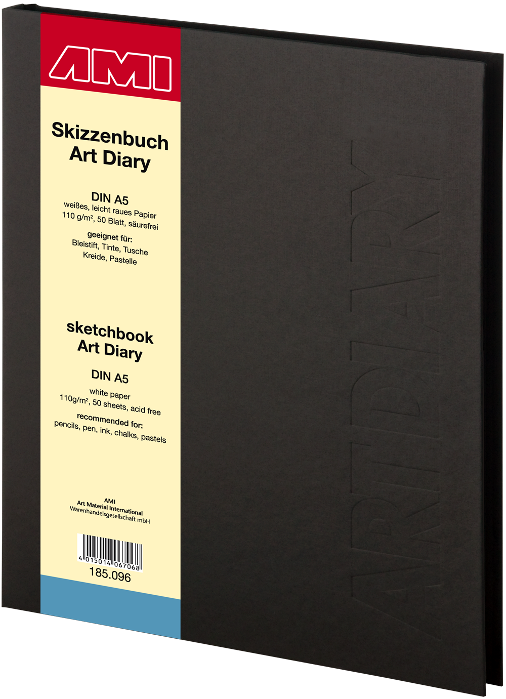 Skizzenbuch Art Diary 110 g/m², DIN A5, 50 Blatt