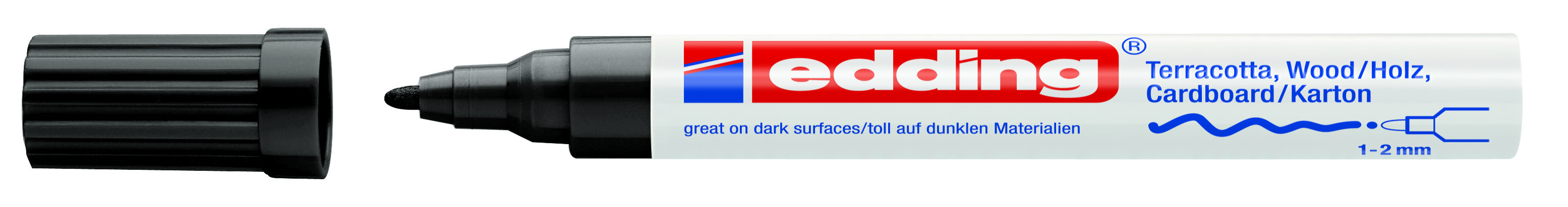 edding 4040 Mattlack-Marker schwarz