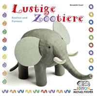Lustige Zootiere kneten und formen