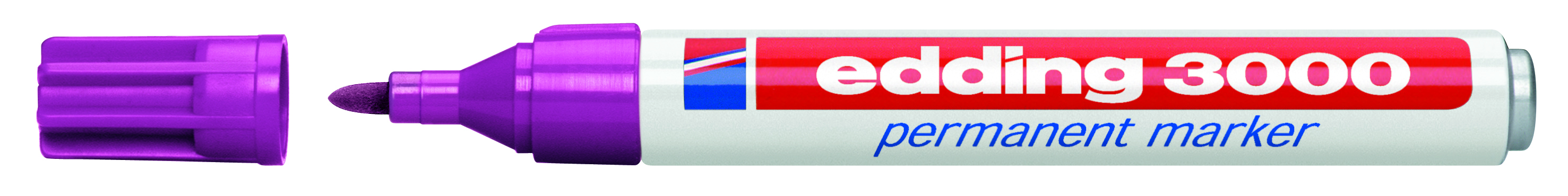 edding 3000 permanent marker rotviolett