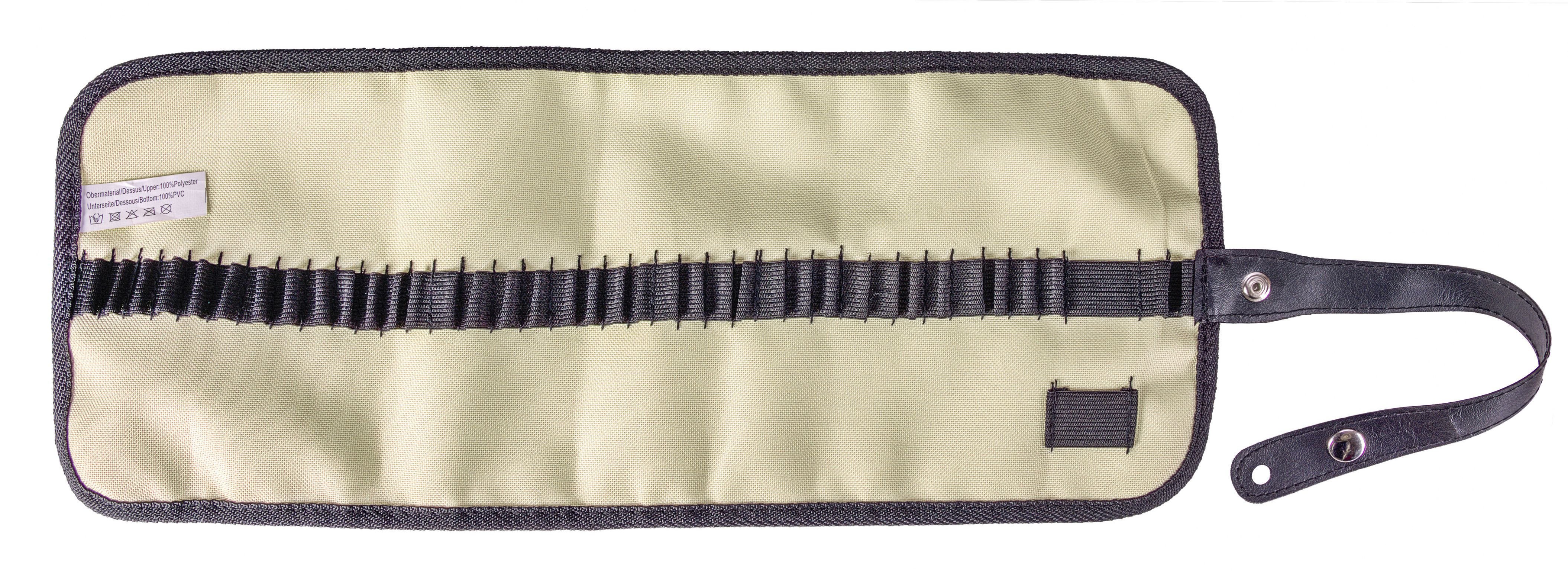 Stiftegürtel Nylon ohne Inhalt beige