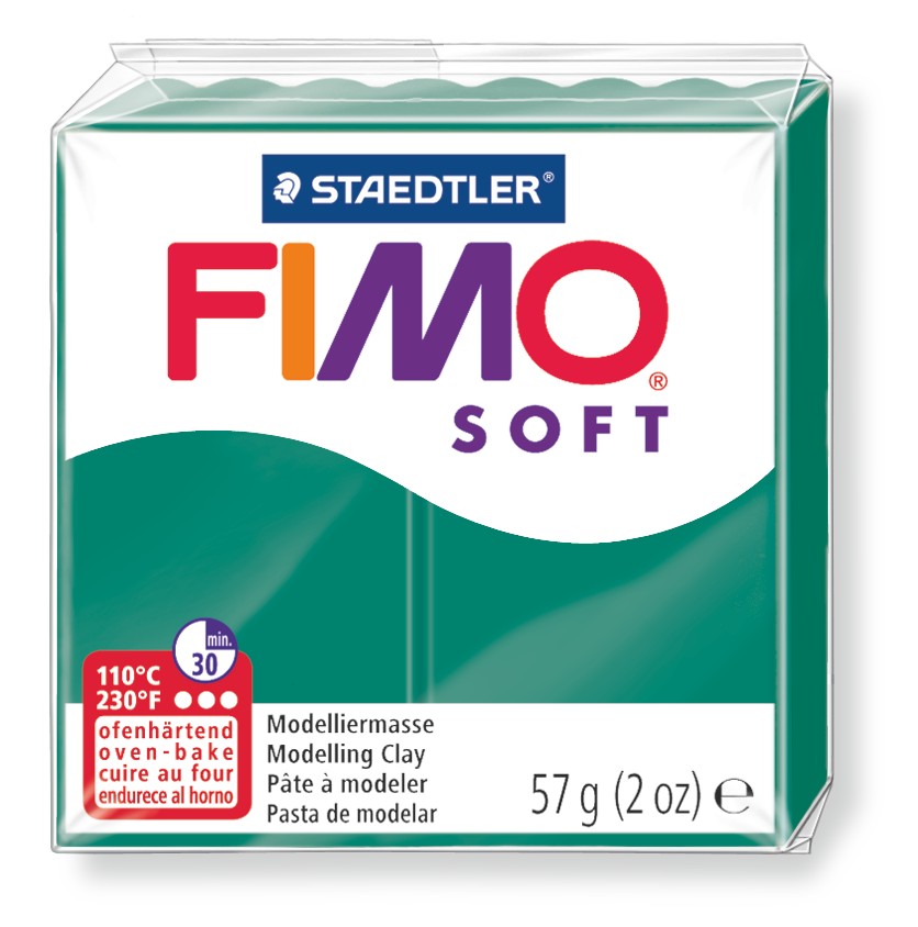 Fimo Soft Modelliermasse 57g 56 Smaragd