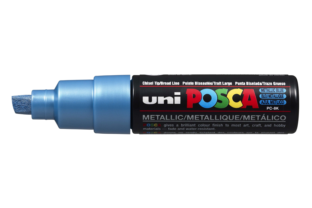 POSCA Marker Keil B Blau Metallic, PC8K BM