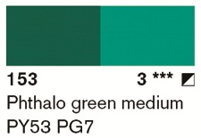 Lascaux Artist Acrylfarbe 45ml 153 PG3 Phthalogrün mittel