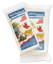 Modelliermasse Aeroplast weiß