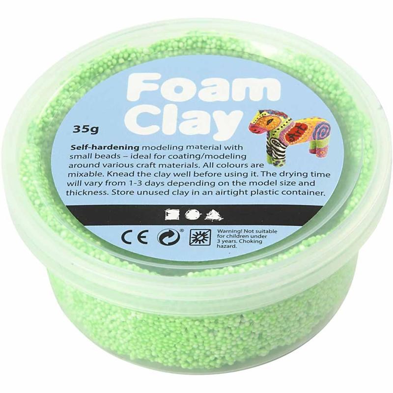 Foam Clay Modelliermasse 35gr. Neongrün