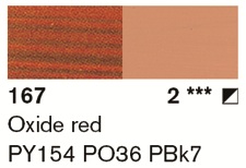 Lascaux Artist Acrylfarbe 45ml 167 PG2 Oxidrot