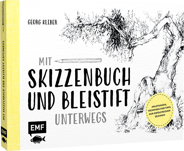 Mit Skizzenbuch und Bleistift unterwegs