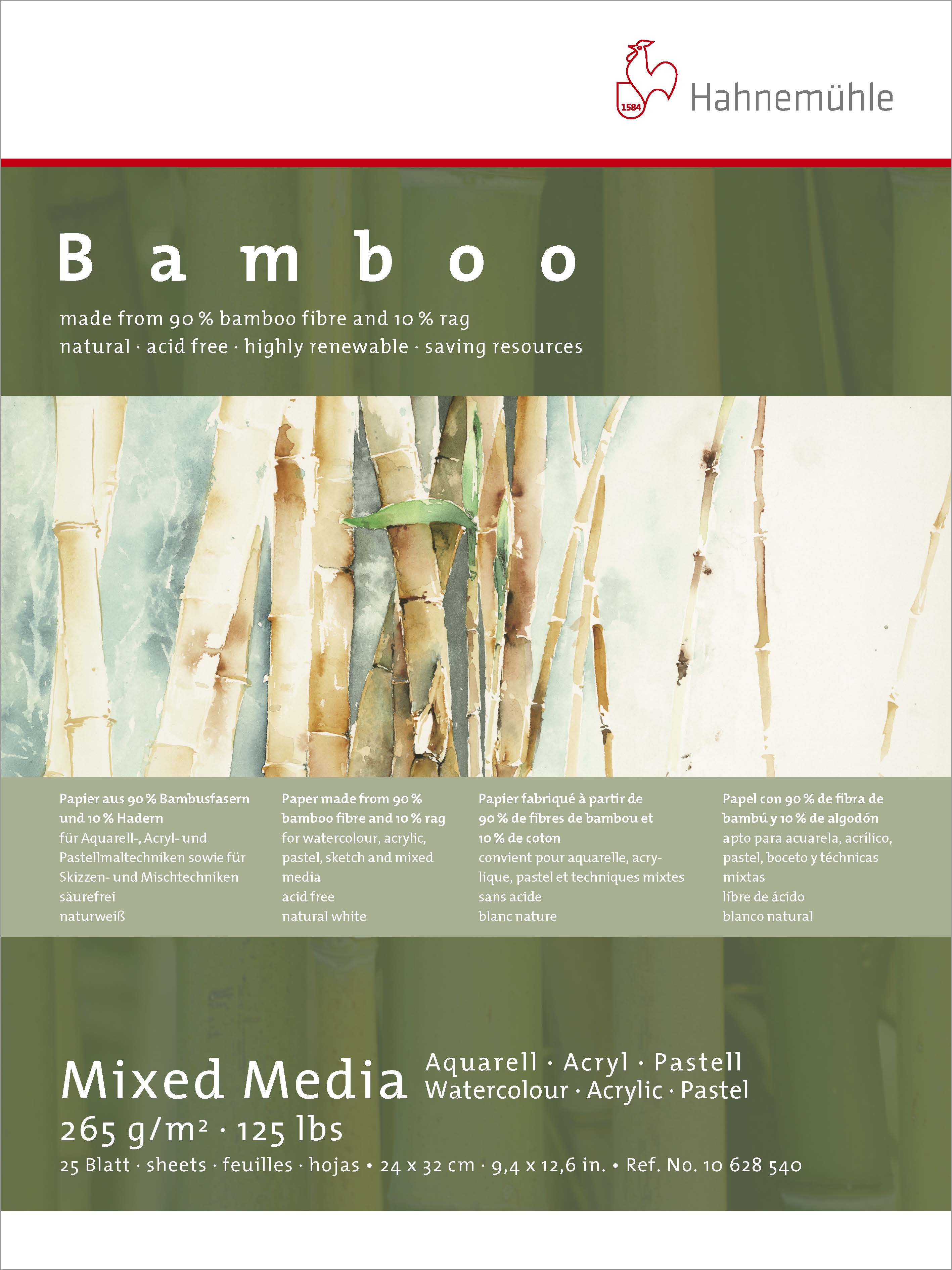 Hahnemühle Bamboo Block 265g/m² 25 Blatt