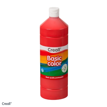 Creall Basic Color 1000 ml, primary red Plakatfarbe 01807