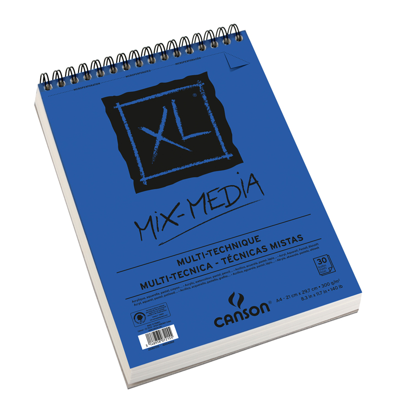 Canson XL Mixmedia Block 300g/m² 30 Blatt Din A4
