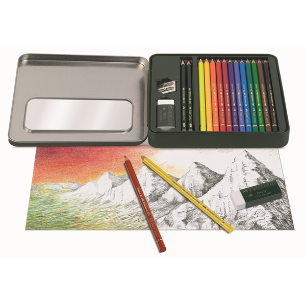 Faber Castell Polychromos & 9000 Mixed Media Set 11004