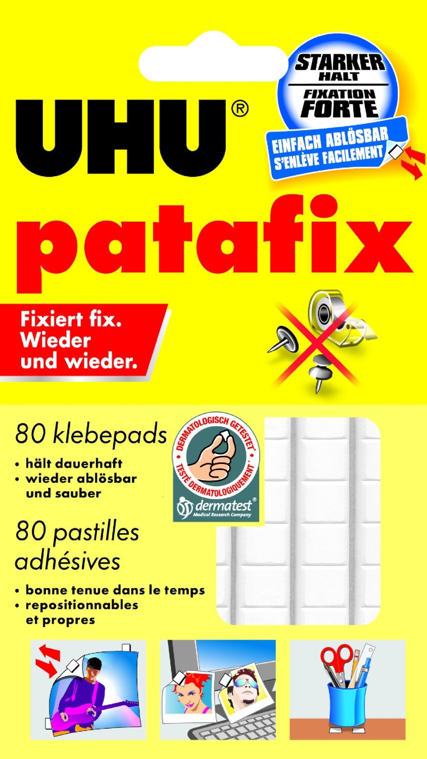 Uhu Patafix weiße Klebepads 80 Stück