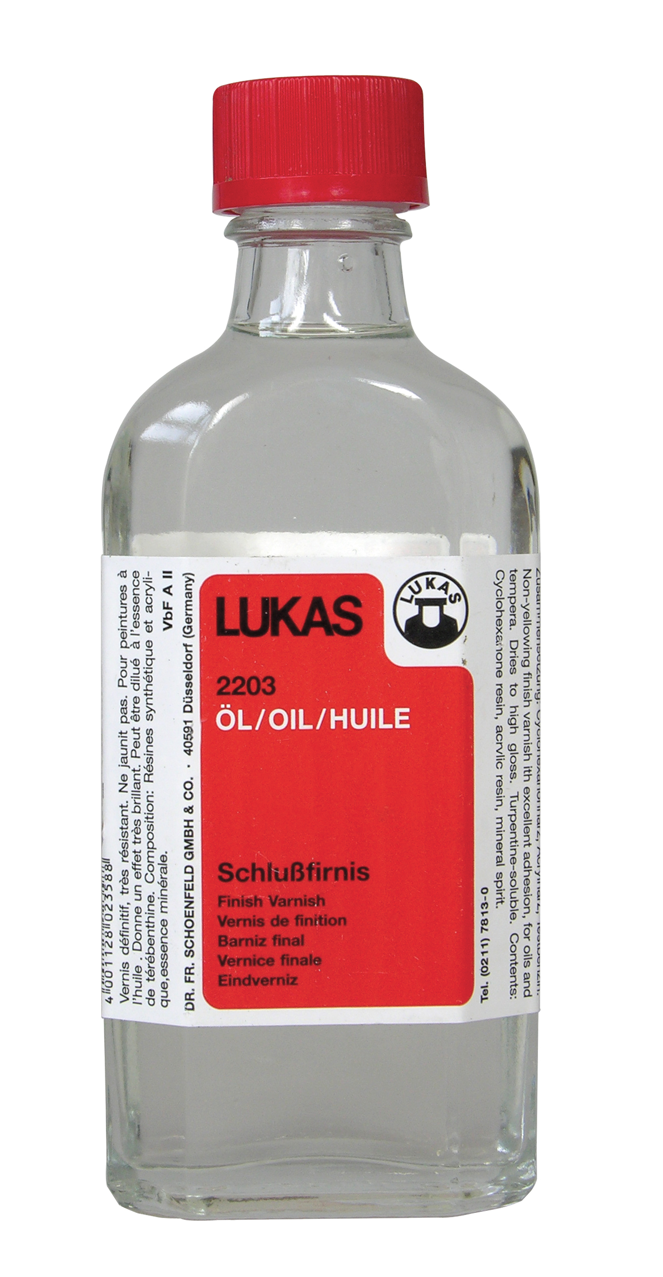 Lukas Schlußfirnis für Öl