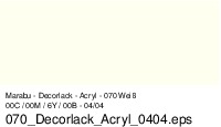 Marabu Decorlack 50ml 113005 070 Weiss
