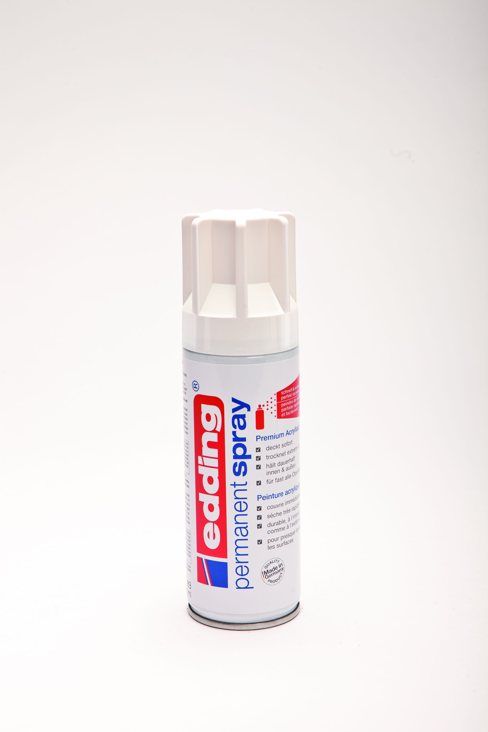 edding e-5200 Permanent Spray 200ml Verkehrsweiß seidenmatt RAL 9016