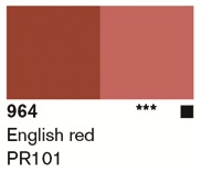 Lascaux Studio Acrylfarbe 250ml 964 Englischrot