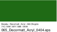 Marabu Decormatt 50ml 140105 065 Olivgrün
