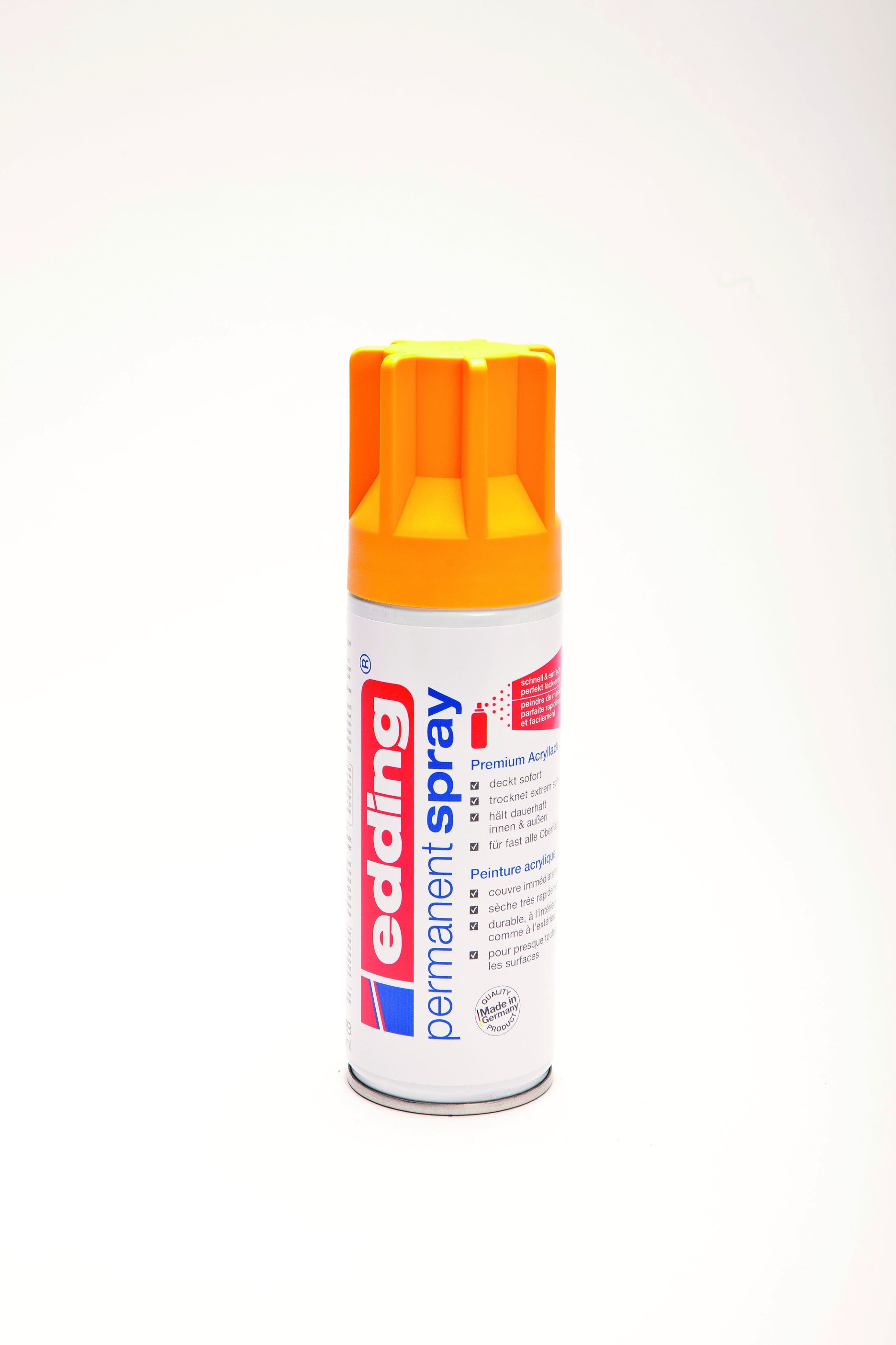 edding e-5200 Permanent Spray 200ml Sonnengelb seidenmatt RAL 1037