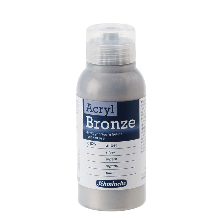 Schmincke Acryl Bronzen 150ml Silber