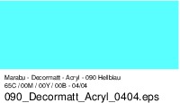 Marabu Decormatt 50ml 140105 090 Hellblau
