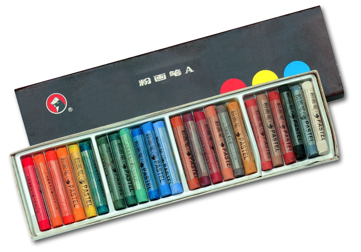 Marie's 24er Pastellkreideset warme + kalte Farben