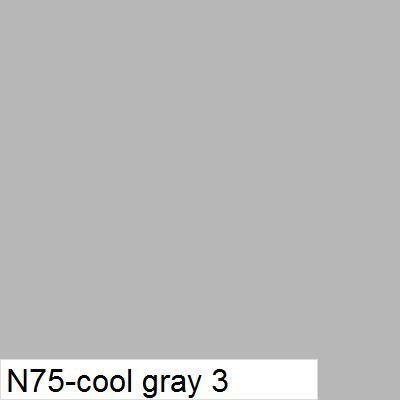 Tombow Dual Brush Pen ABT N75 cool gray 3