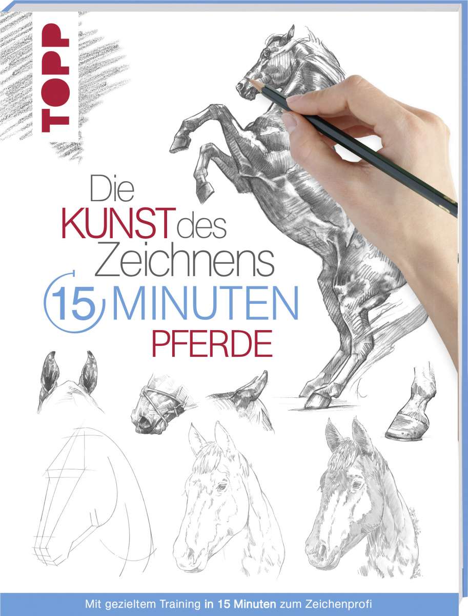 Die Kunst des Zeichnens 15 Minuten Pferde