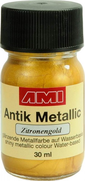 Antik Metallic 30 ml Zitronengold