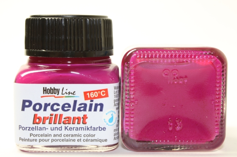 Hobbyline Porzellanfarbe 160° 20ml Turmalin