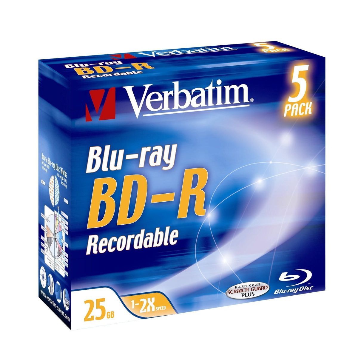 Verbatim BLU-Ray BD-R 2x 25GB Jewel Case