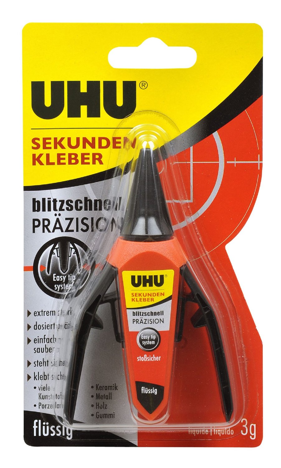 Uhu Sekundenkleber Präzision 3g