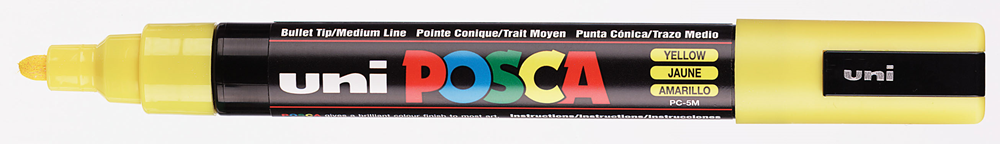 POSCA Marker Konisch M Gelb, PC5M J