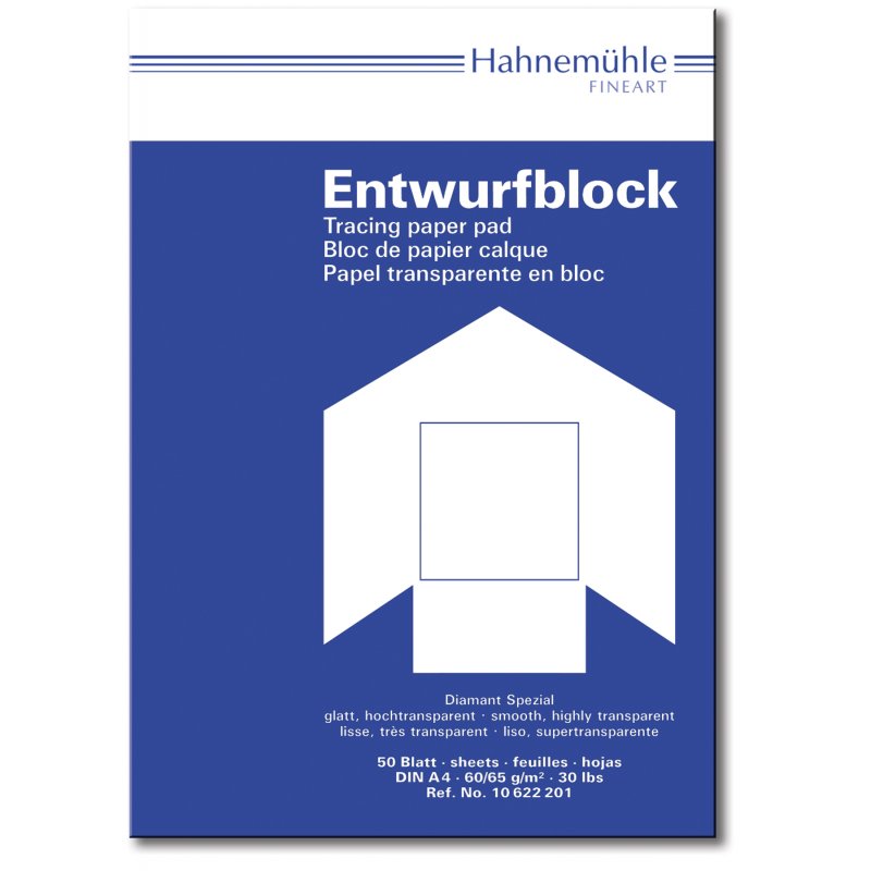 Transparentpapier Block
