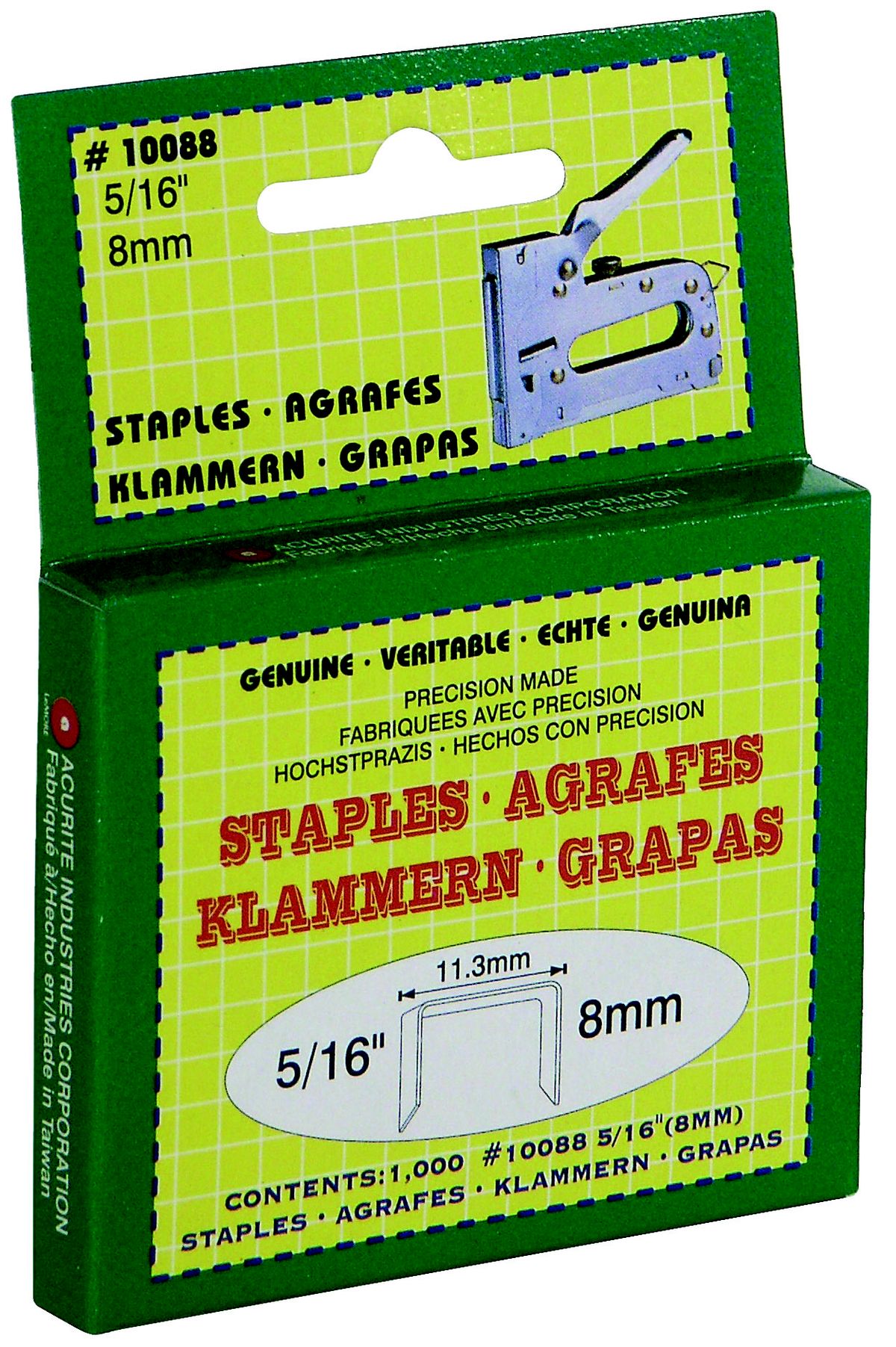 Tacker-Klammern 8mm 1000 Stück
