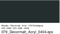 Marabu Decormatt 50ml 140105 079 Dunkelgrau