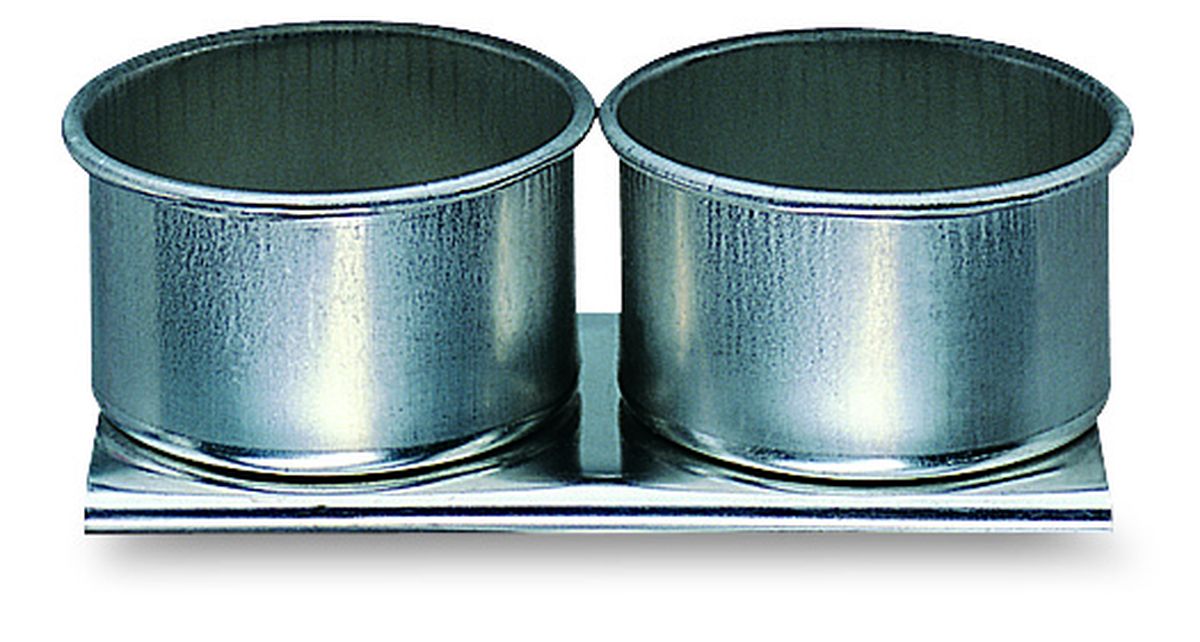 Palettstecker doppelt Alu 4cm Ø