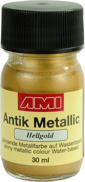 Antik Metallic 30 ml Hellgold
