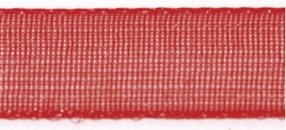 Organzaband 7mm x 10m Rolle rot