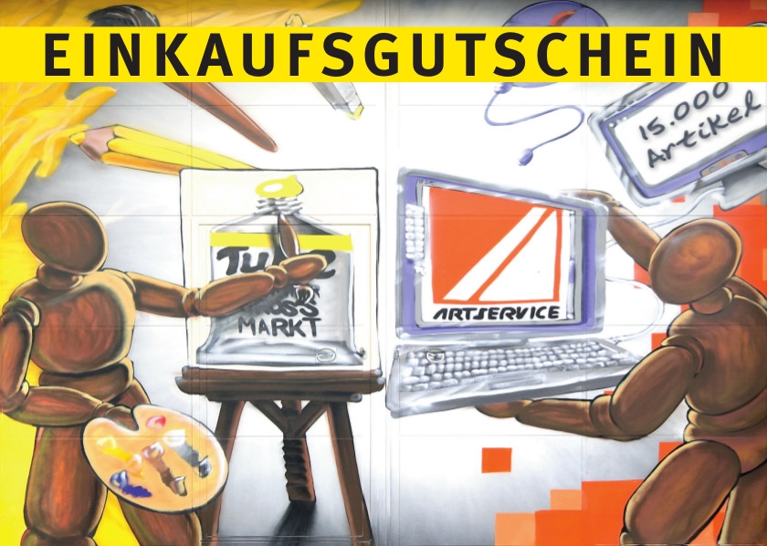 Artservice+Tube Einkaufsgutschein Web-Shop 10,- €