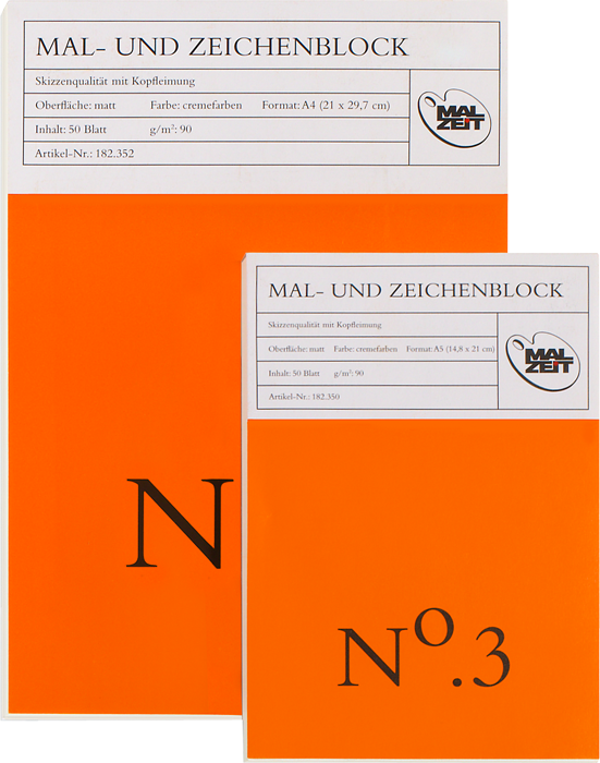 MALZEIT Mal- und Zeichenblock No.3 90g/m² 50 Blatt