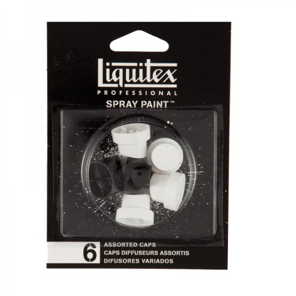 Liquitex Spray Paint Sprühköpfe 6 Stück gemischt