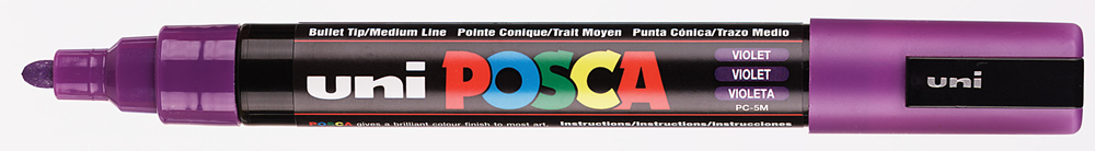POSCA Marker Konisch M Violett, PC5M VT