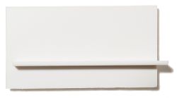 Polystyrol Platte weiß 25x50cm