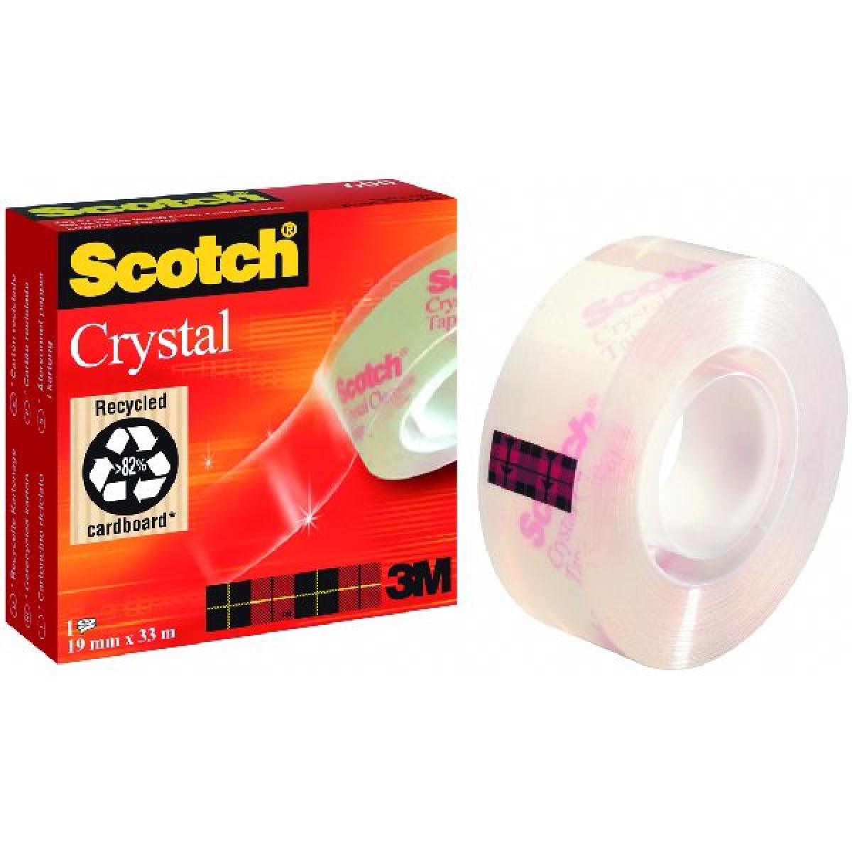 Scotch Klebeband CrystalClear 19mm