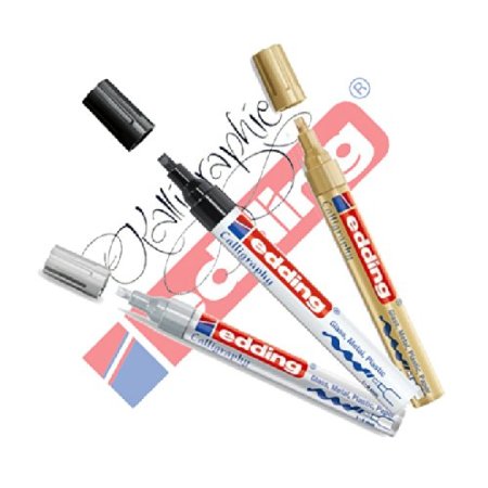 edding 755 Glanzlack-Marker Kalligrafie