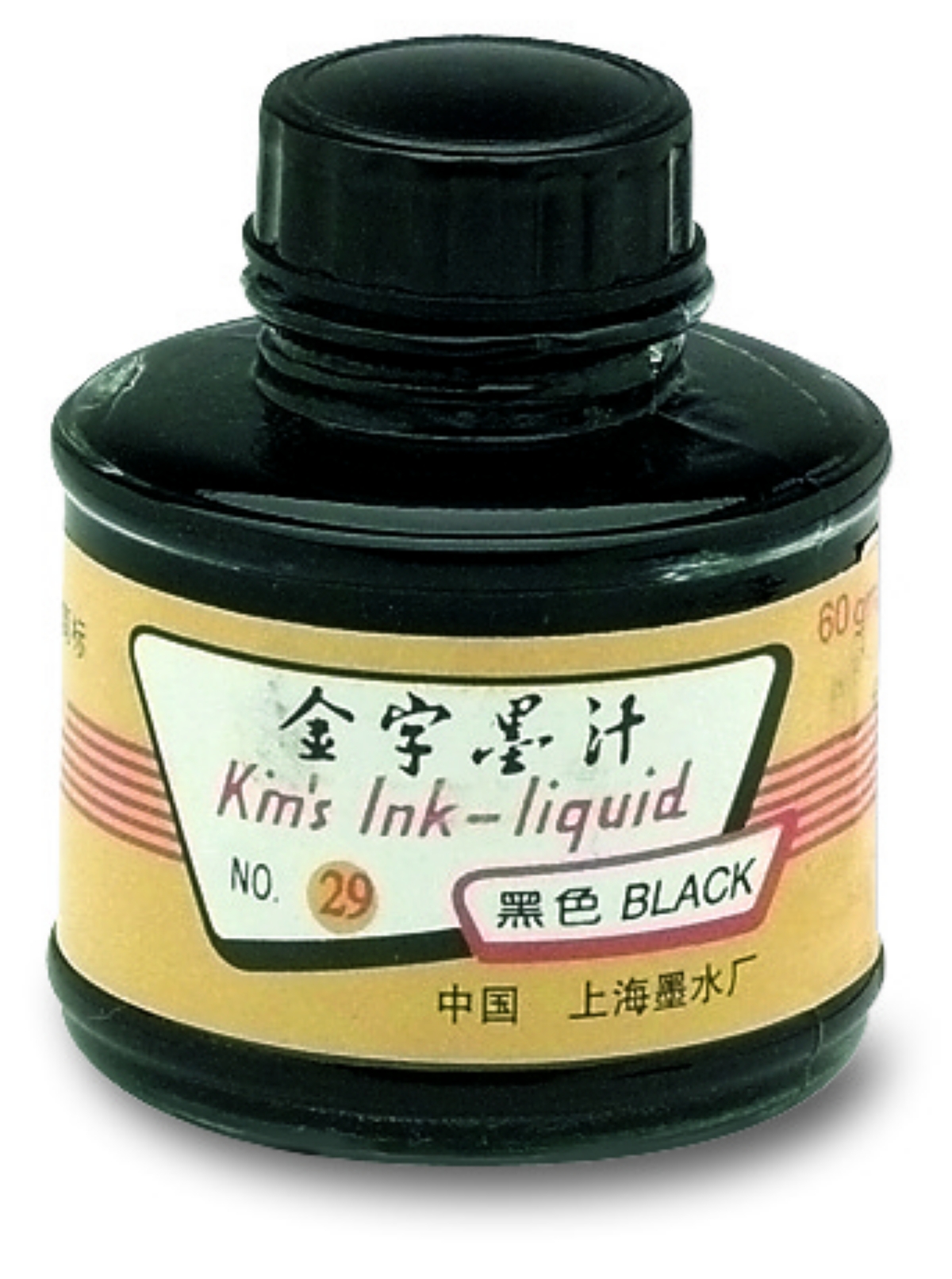 China Tusche 60ml Glas