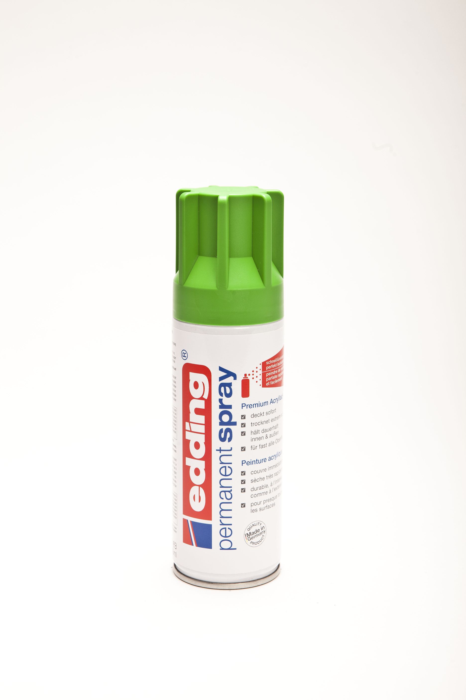 edding e-5200 Permanent Spray 200ml Gelbgrün seidenmatt RAL 6018